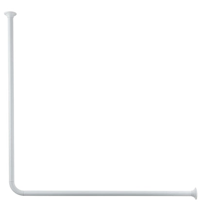 Kleine Wolke Universal Shower Curtain Rod 3 Sizes White - Bend