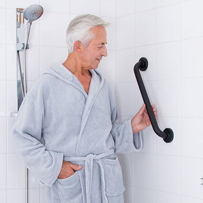 RIDDER Black Aluminium Safety Grab Bar