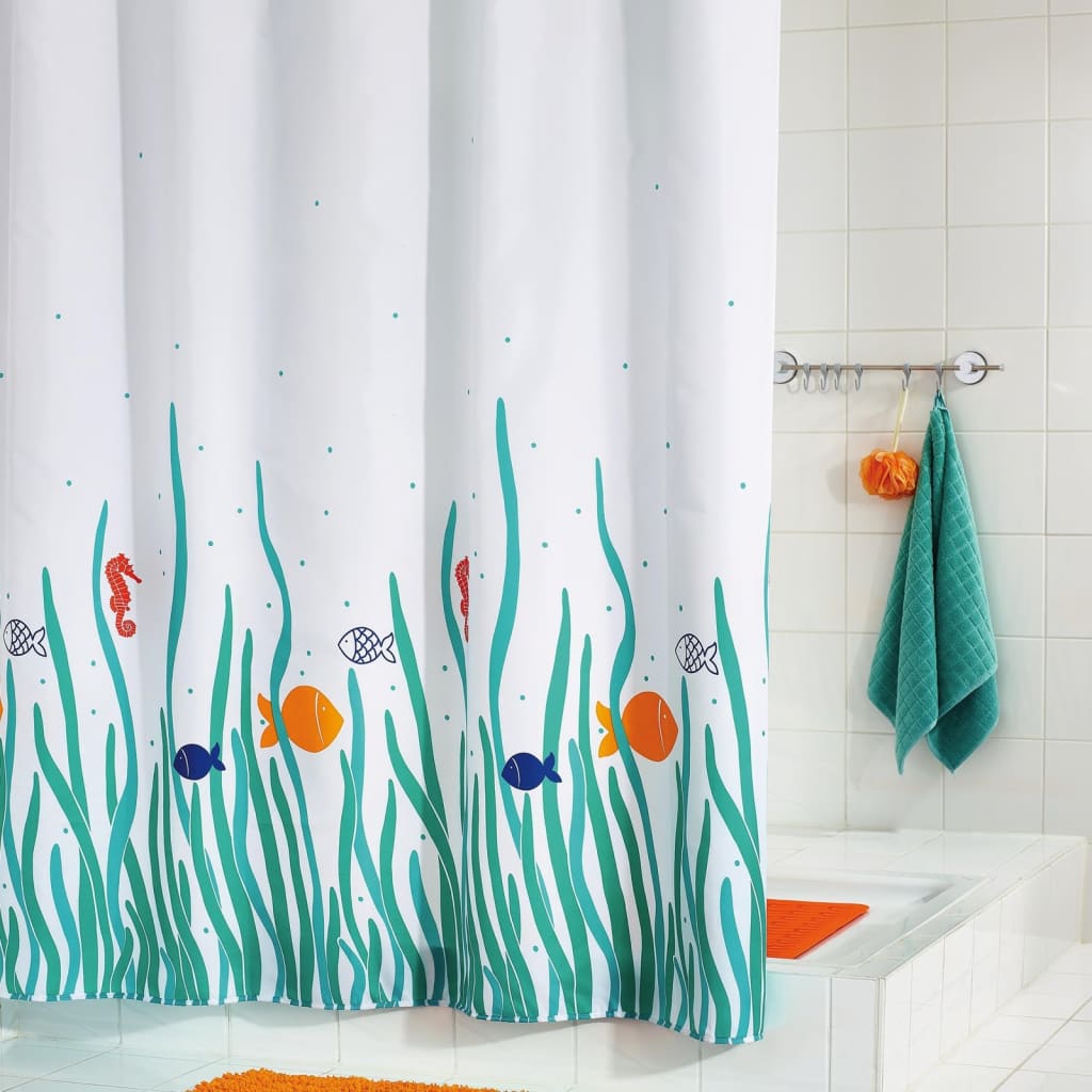 RIDDER Shower Curtain Atlantis 180x200 cm - Bend