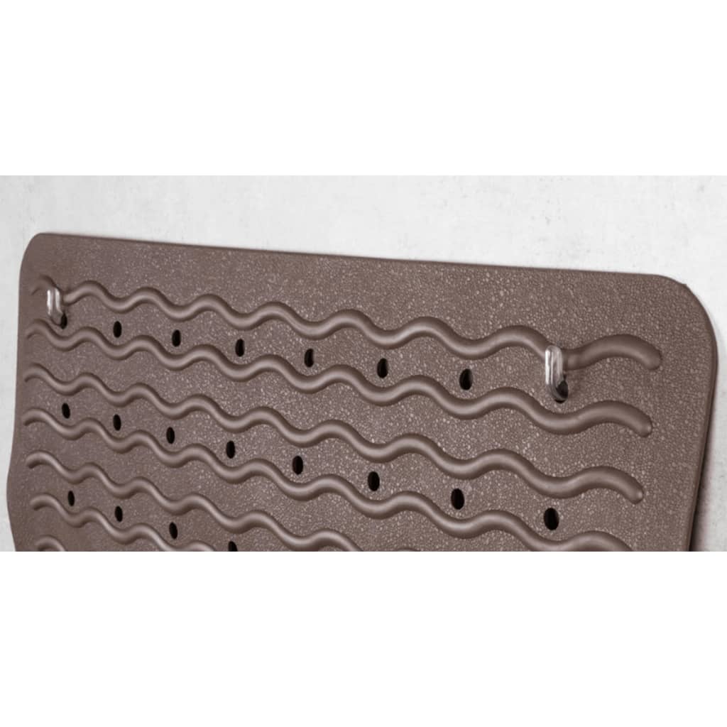 RIDDER Non-Slip Bath Mat Playa 80x38 cm Black 68310