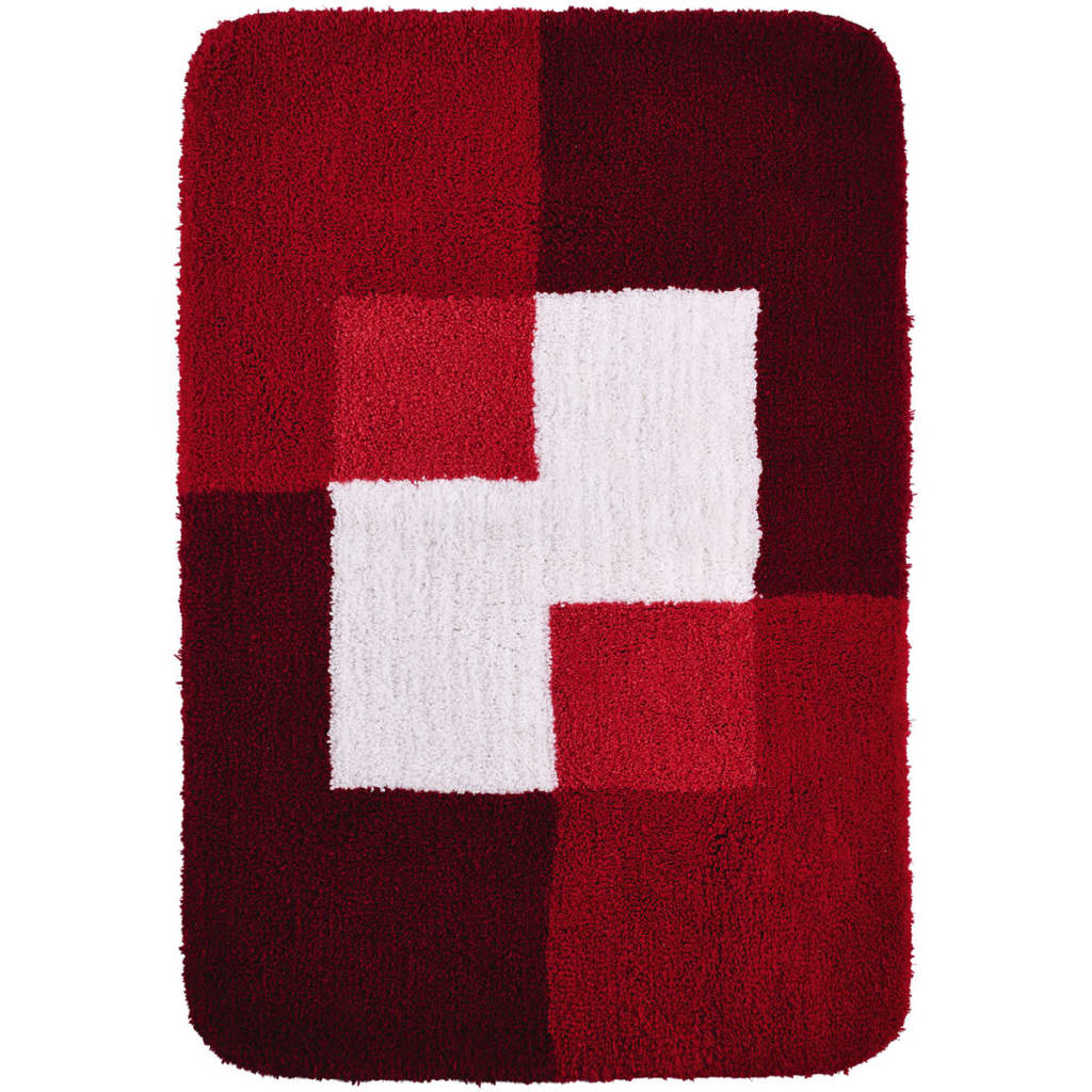 RIDDER Bathroom Rug Coins 60x90 cm Red 7103306 - Bend