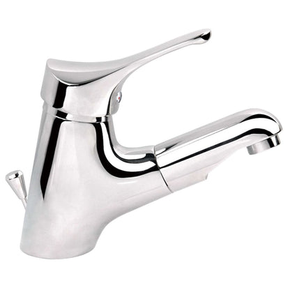 SCHÜTTE Basin Mixer with Pull-Out Spray ATTICA Chrome - Bend