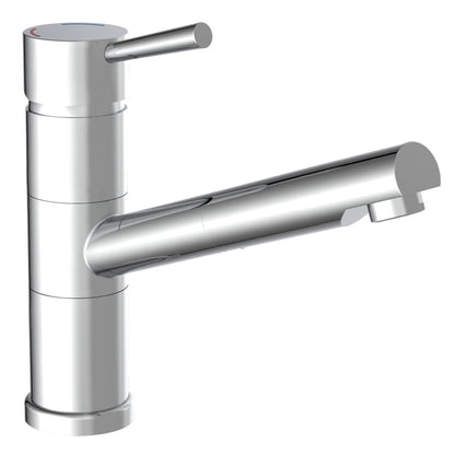 SCHÜTTE Sink Mixer UNICORN Low Pressure Chrome - Bend