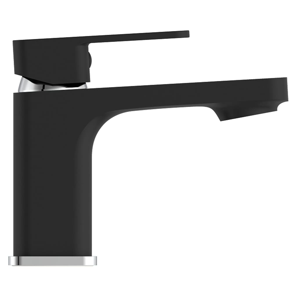 SCHÜTTE Basin Mixer MADASGASKAR Chrome and Matt Black - Bend