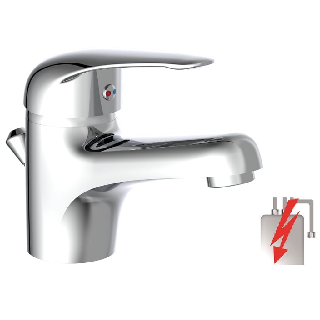 SCHÜTTE Basin Mixer Low Pressure MAGNA Chrome - Bend