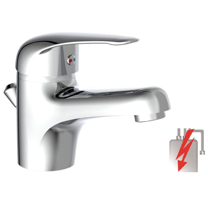 SCHÜTTE Basin Mixer Low Pressure MAGNA Chrome - Bend