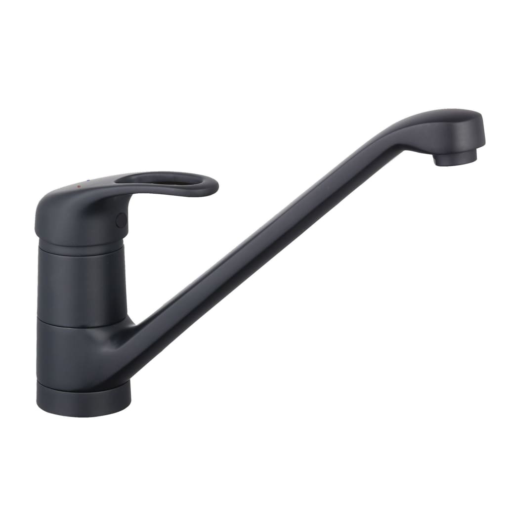 SCHÜTTE Sink Mixer GRANDE Matt Black - Bend