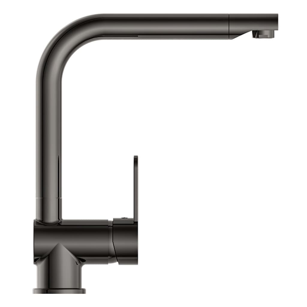 SCHÜTTE Sink Mixer with High Spout RIO High Gloss Graphite - Bend