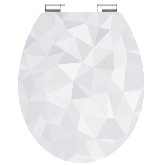 SCHÜTTE High Gloss Toilet Seat with Soft-Close DIAMOND MDF