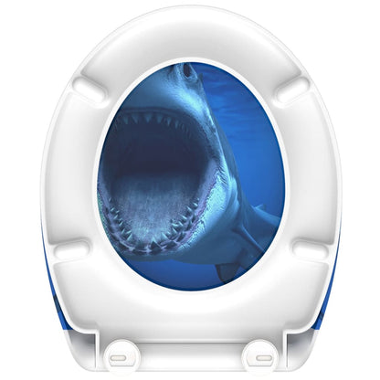 SCHÜTTE Toilet Seat with Soft-Close Quick Release SHARK