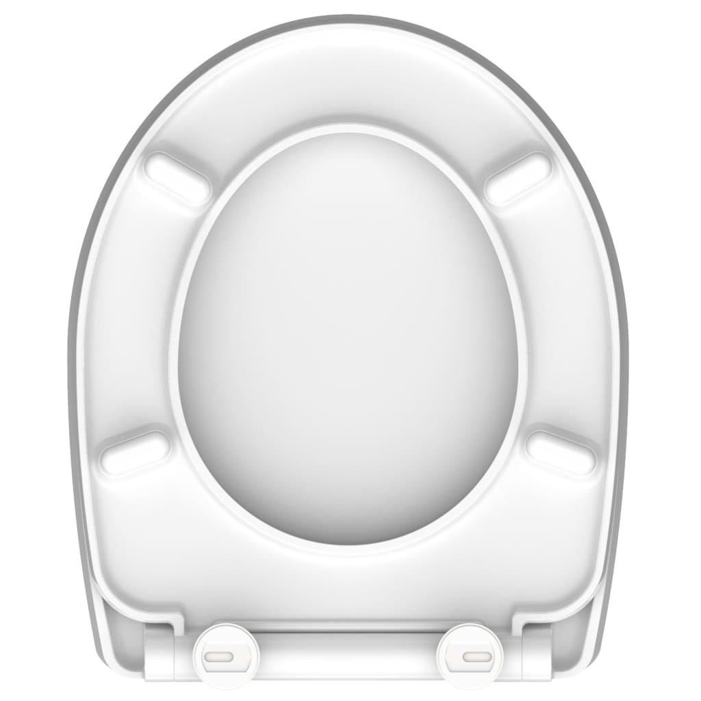 SCHÜTTE Duroplast High Gloss Toilet Seat with Soft-Close