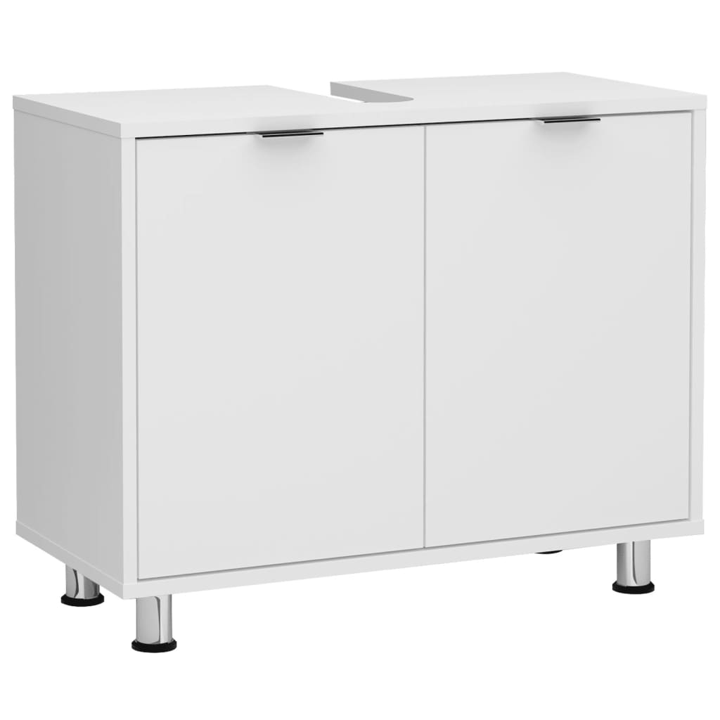 FMD Under-sink Bathroom Cabinet 70x32.9x49.5 cm White - Bend