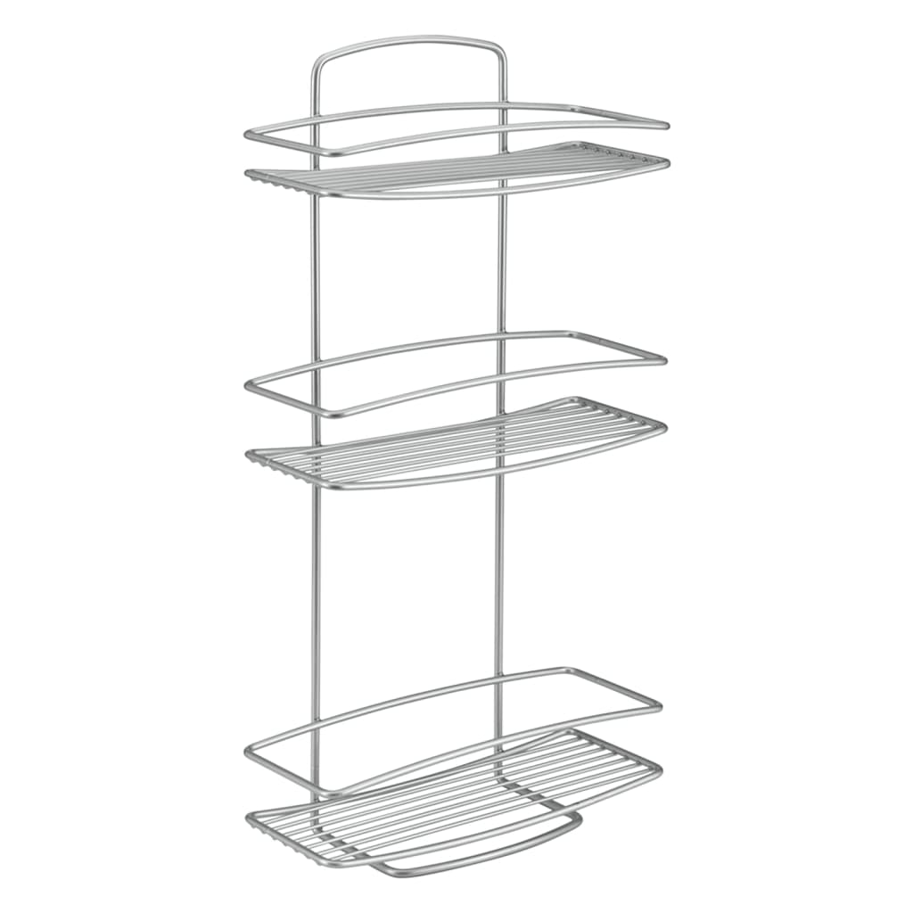 Metaltex 3-tier Douche Rack Onda Silver - Bend