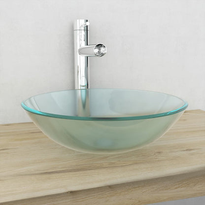 Tempered Glass Bathroom Basin