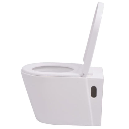 Wall Hung Toilet Ceramic White