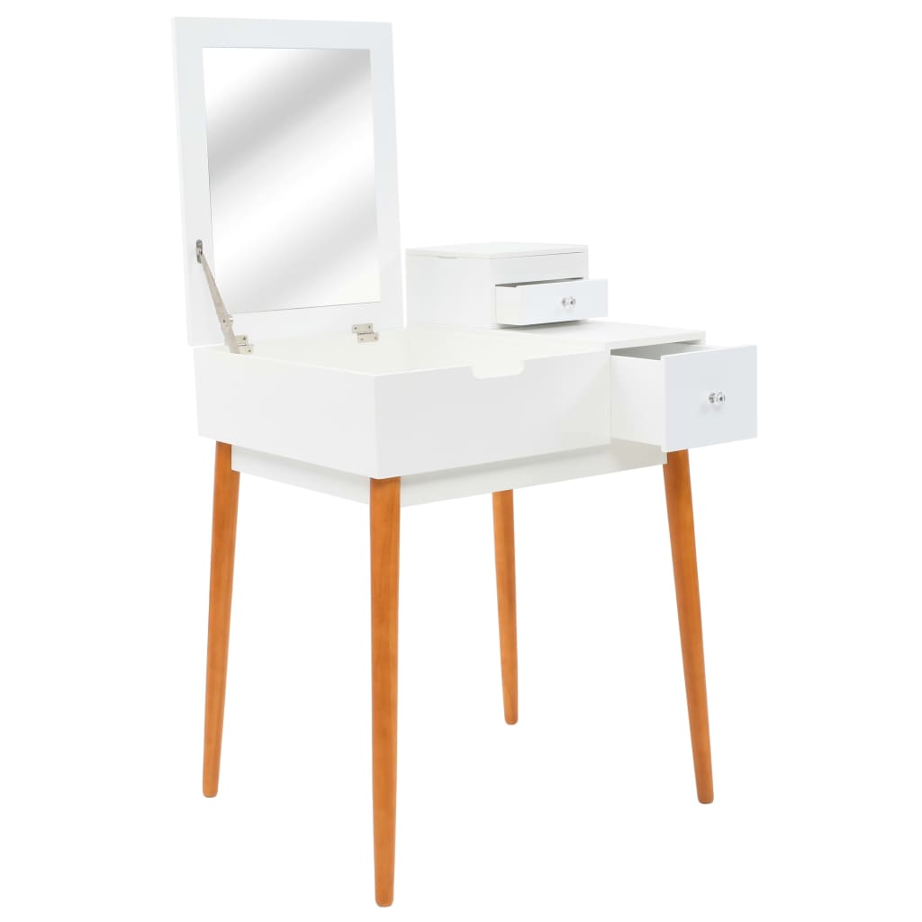 Dressing Table with Mirror MDF 60x50x86 cm - Bend