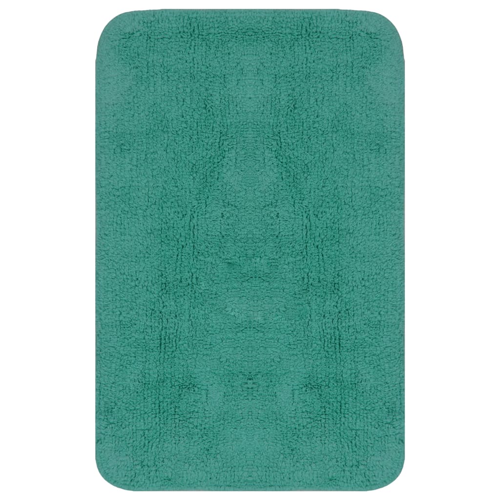 Bathroom Mat Set Fabric - 2 or 3 Pieces in Various Colors - Bend