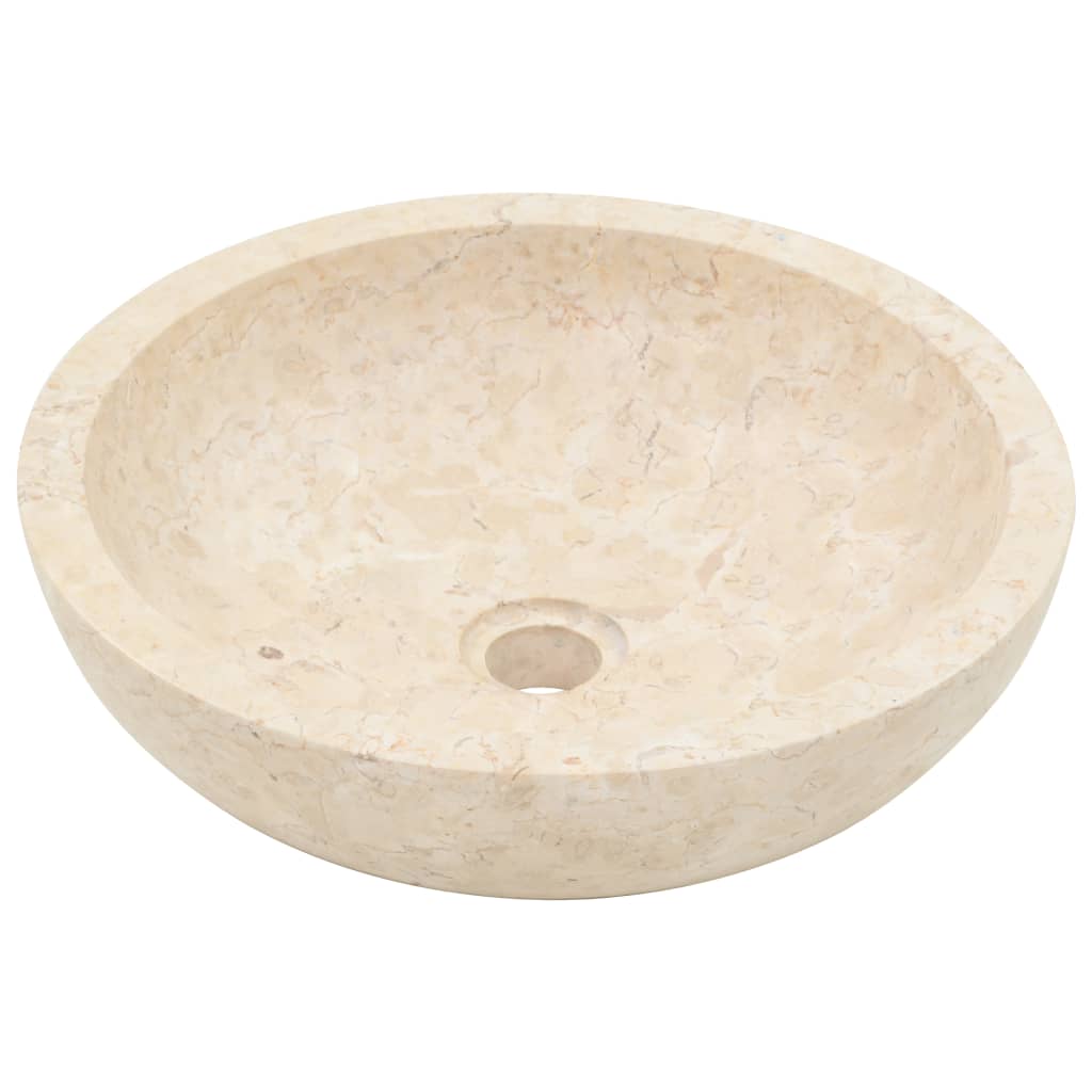 Sink 40x12 cm Marble Cream