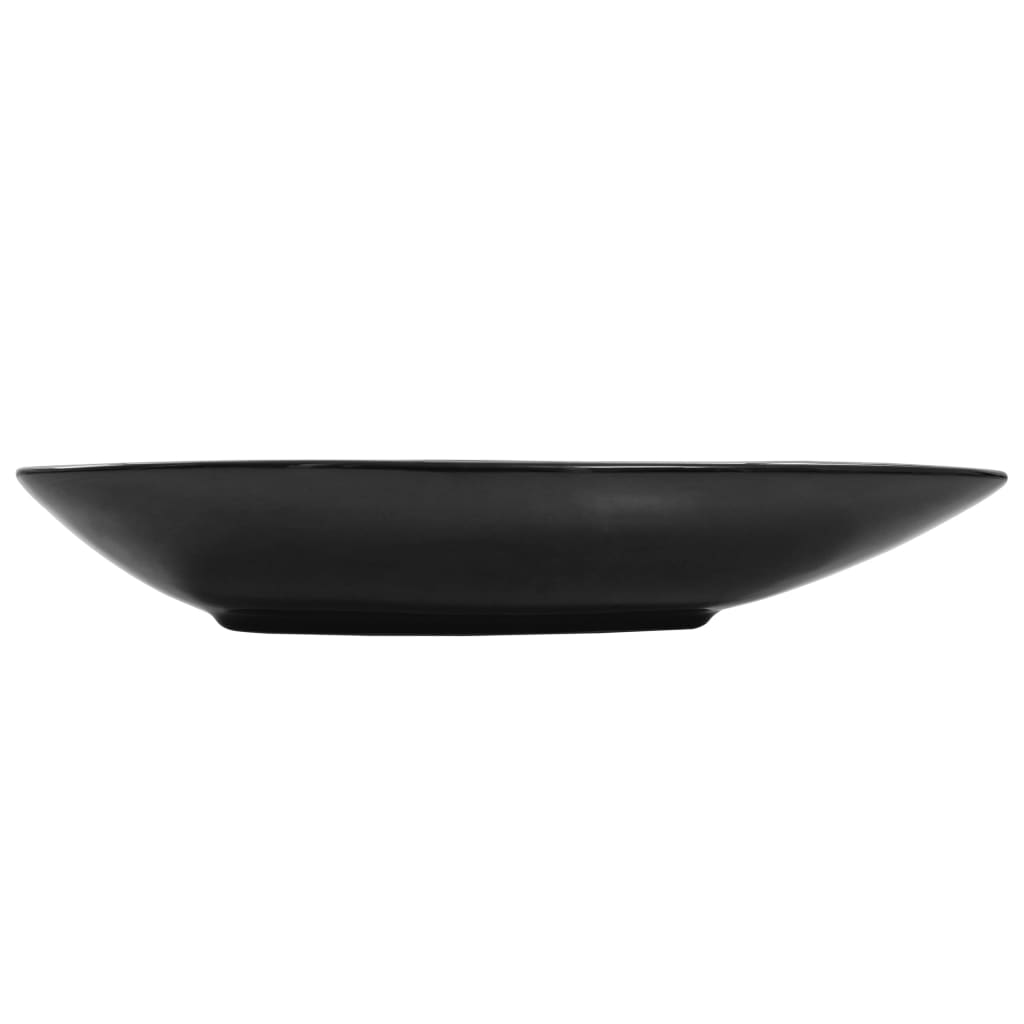 Black Triangle Ceramic Washbasin - Bend