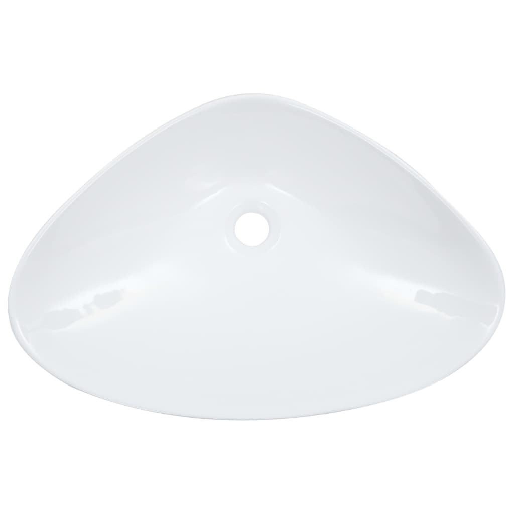 Wash Basin 58.5x39x14 cm Ceramic White - Bend