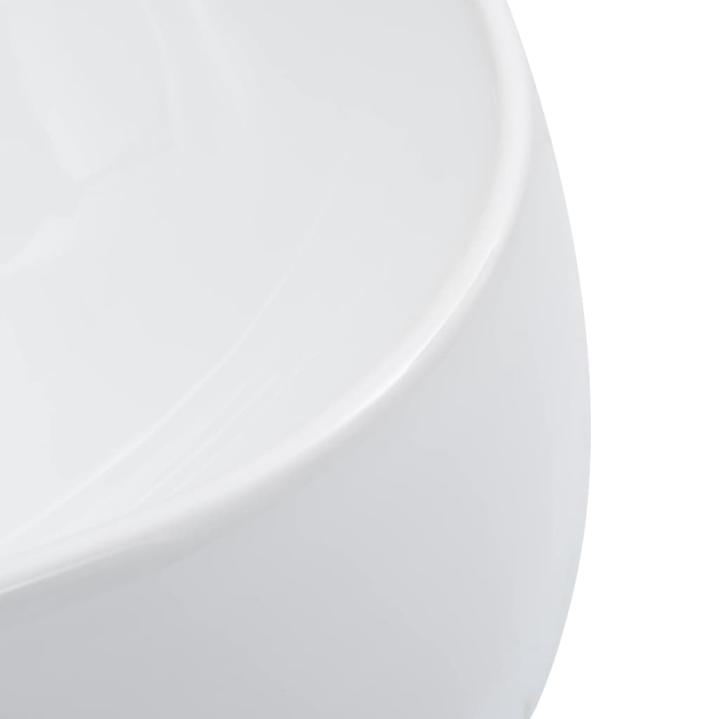 Wash Basin 44.5x39.5x14.5 cm Ceramic White - Bend