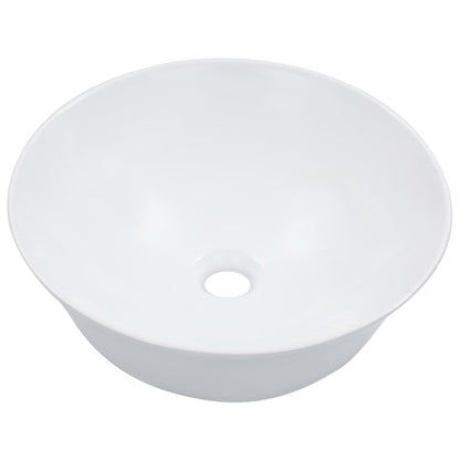 Wash Basin 41x12.5 cm Ceramic White - Bend