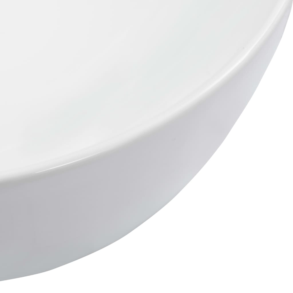 Wash Basin 42.5x42.5x14.5 cm Ceramic White - Bend