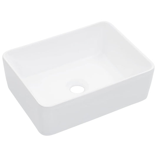 Wash Basin 40x30x13 cm Ceramic White