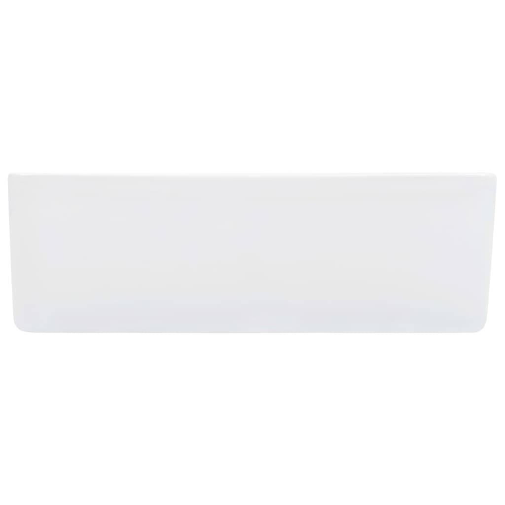 Wash Basin 40x30x13 cm Ceramic White - Bend