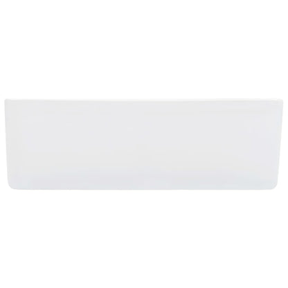 Wash Basin 40x30x13 cm Ceramic White - Bend