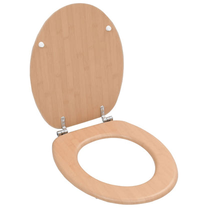 MDF Toilet Seat - Bamboo Design - Bend