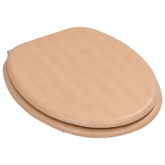 MDF Toilet Seat - Bamboo Design