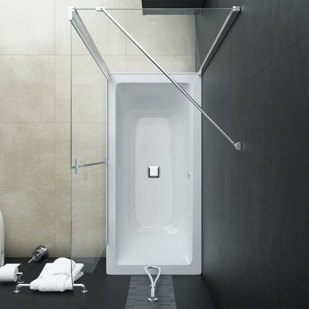 Bi-Folding Shower Enclosure ESG 120x68x130 cm - Bend