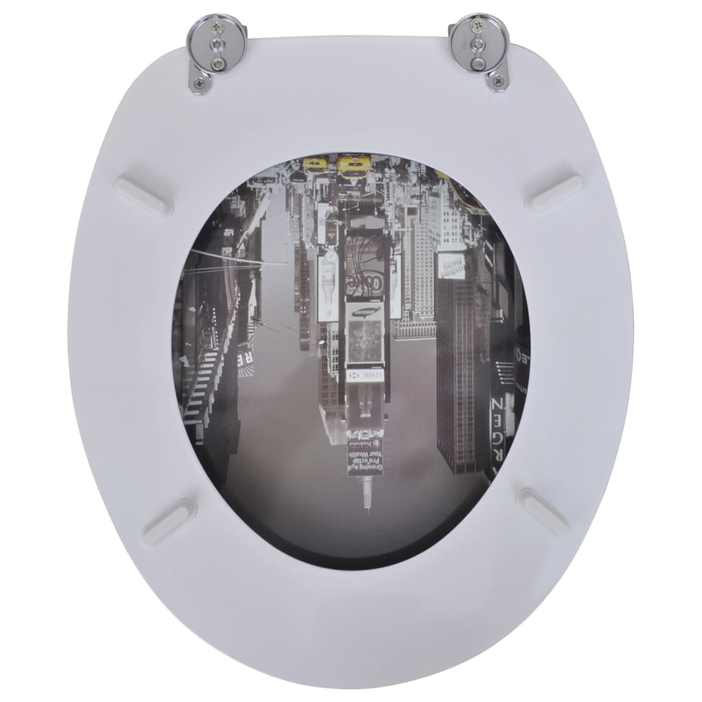 MDF Toilet Seat - New York Design