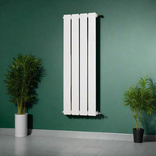 Designer White Heating Panel Radiator - Bend