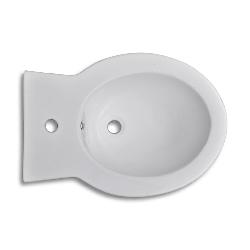 Round Bidet Stand White High-quality Ceramic - Bend