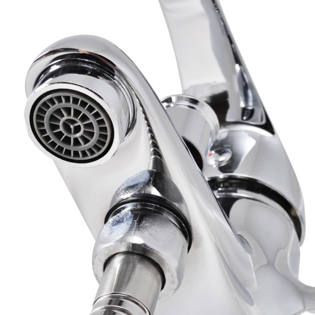 Bath Shower Mixer Tap Kit Chrome