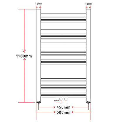 Bathroom Radiator Central Heating Towel Rail Curve