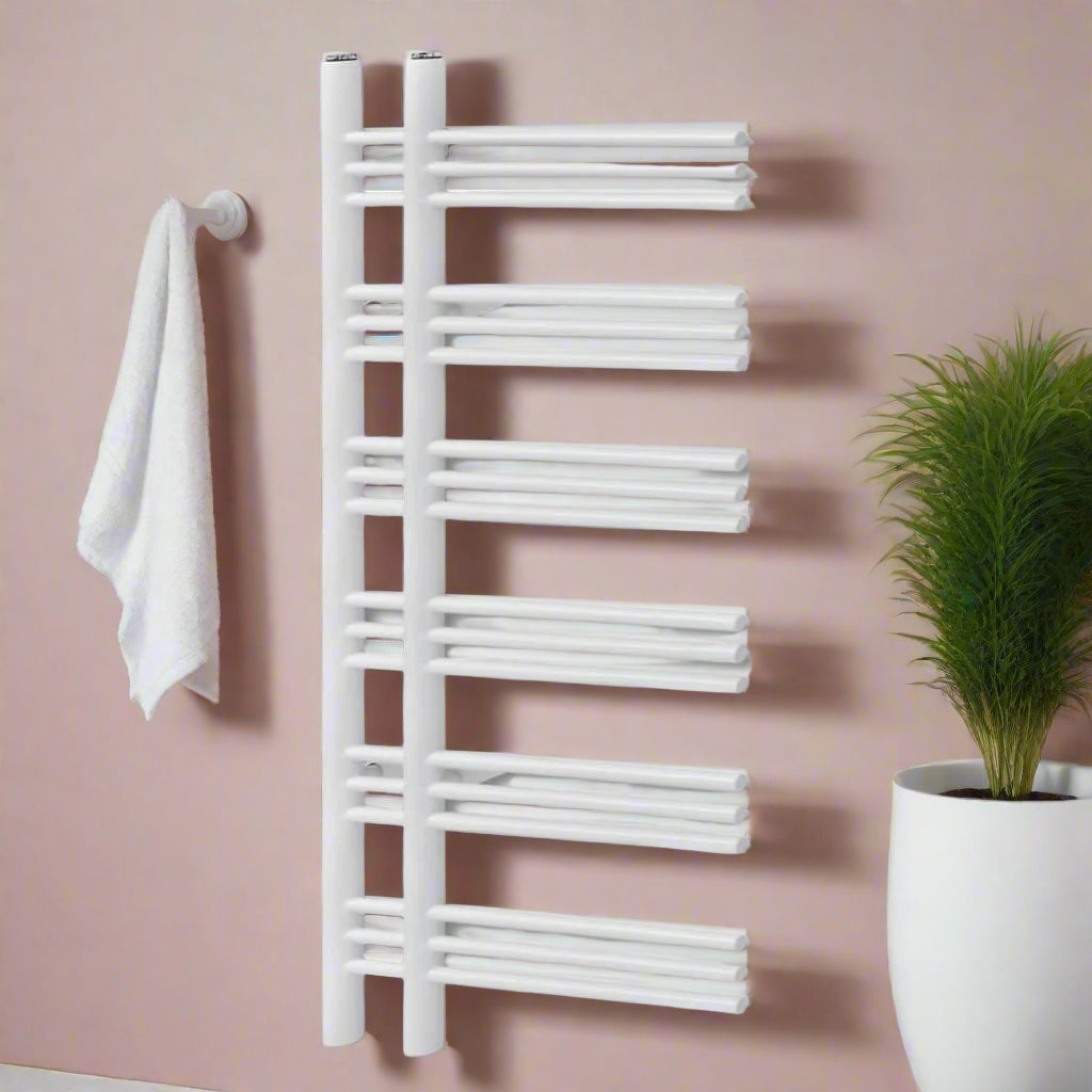 E-Shaped Bathroom Radiator Central Heating Towel Rail