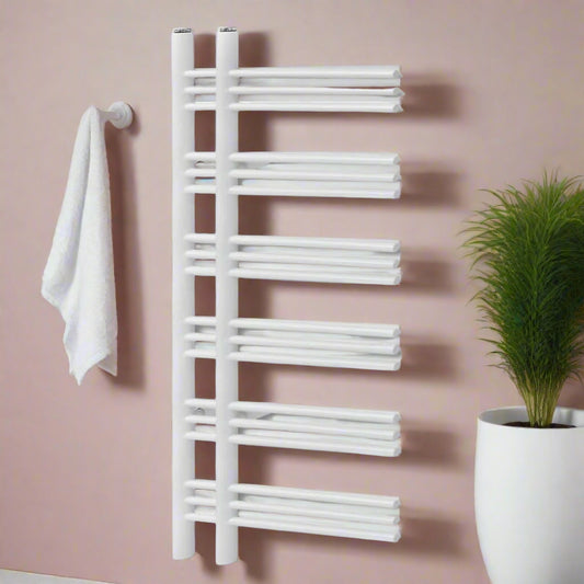 E-Shaped Bathroom Radiator Central Heating Towel Rail