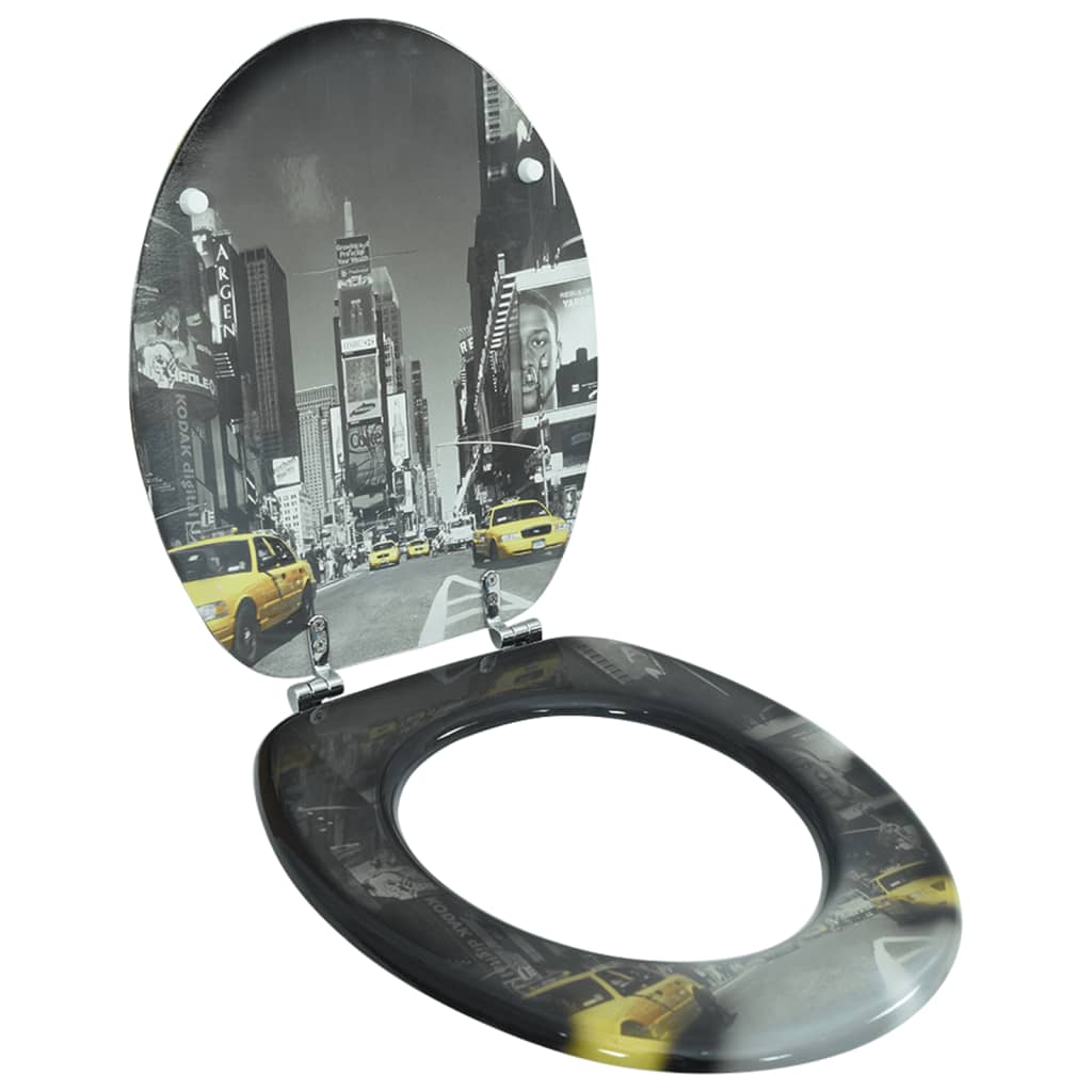 MDF Toilet Seat - New York Design