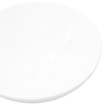 Ceramic Bathroom Sink Basin White Round - Bend