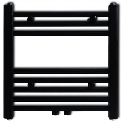 Black Bathroom Central Heating Towel Rail Radiator