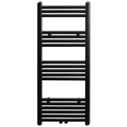 Black Bathroom Central Heating Towel Rail Radiator