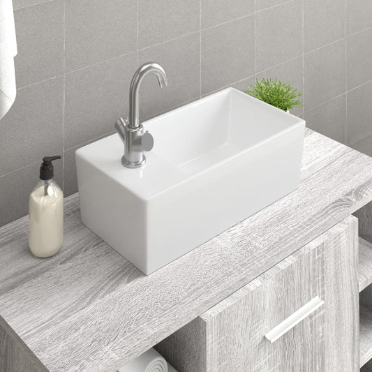 Sink Basin Faucet Ceramic Square(not for individual sales / blocked all in blockcades)