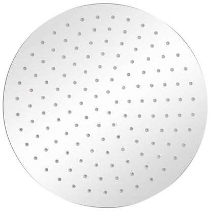 Round Stainless Steel Rain Shower Head - Various Finishes - Bend