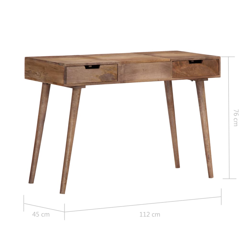 Dressing Table 112x45x76 cm Solid Mango Wood - Bend