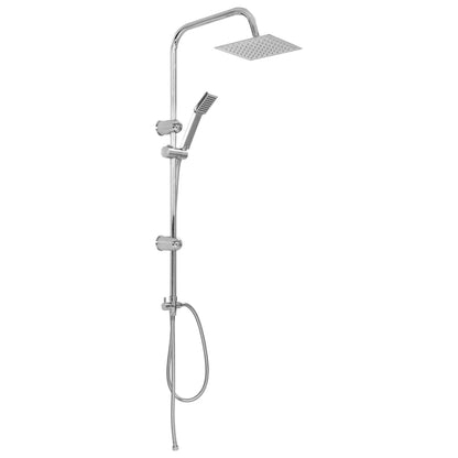 Dual Head Shower Set with Hand Shower Stainless Steel - Bend