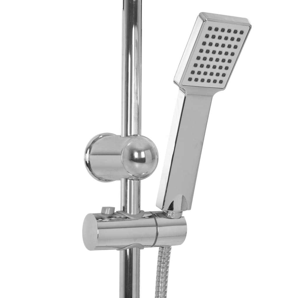 Dual Head Shower Set with Hand Shower Stainless Steel - Bend