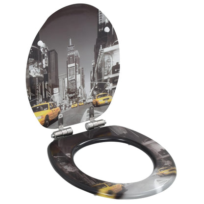 MDF Toilet Seat - New York Design